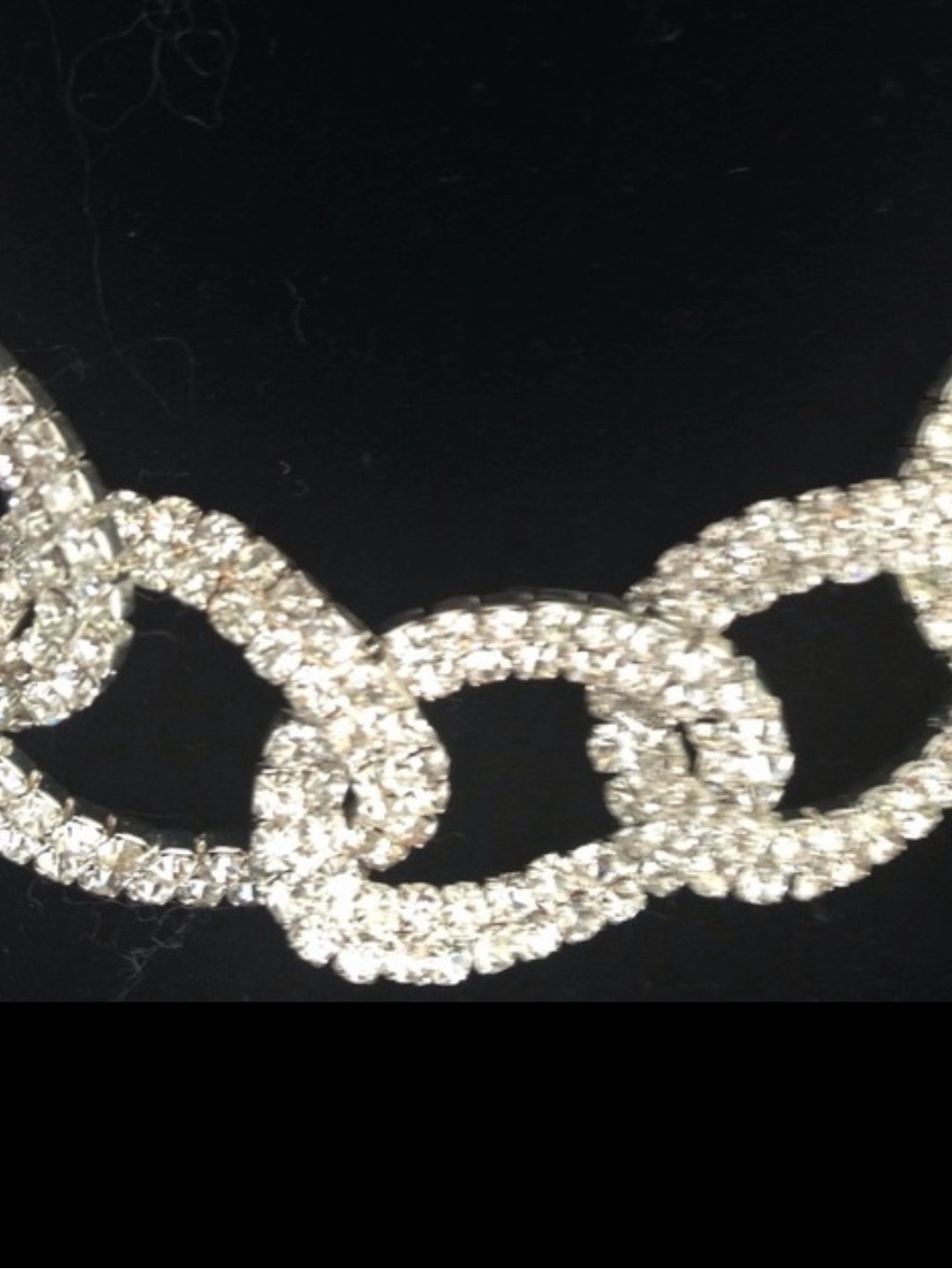 🔴 Sparkling Rhinestone Chain-Link Jewelry Set - Picture 6 of 6